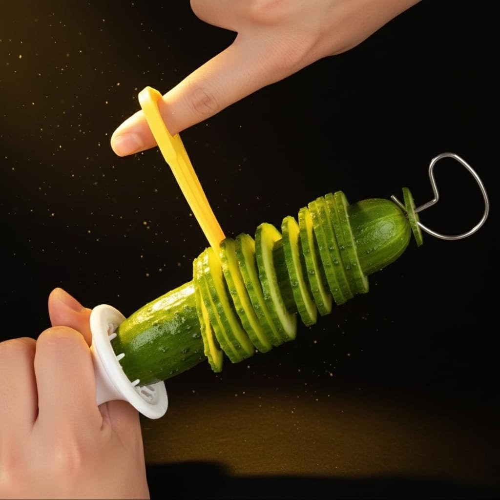 Gourmet Spiral Potato Maker – Premium Stainless Steel Vegetable Slicer