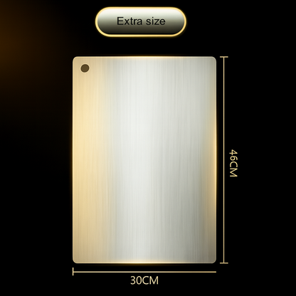 Prestige™ Dual-Sided Stainless Steel Cutting Board — Ultra-Hygienic